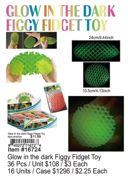 Glow in the Dark Figgy Fidget Toy